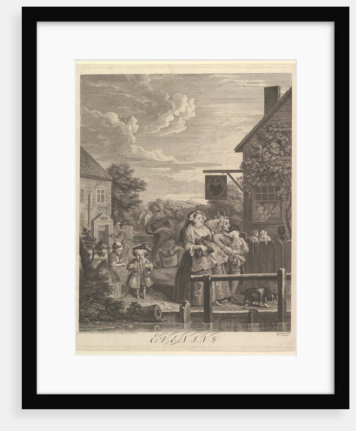 Evening, March 25, 1738 by William Hogarth