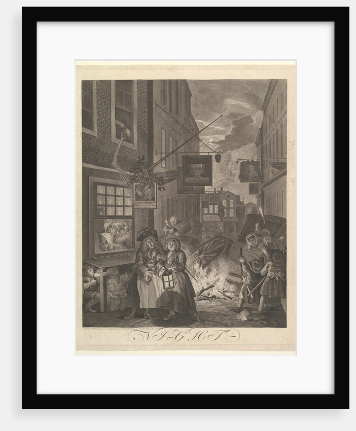 Night, March 25, 1738 by William Hogarth