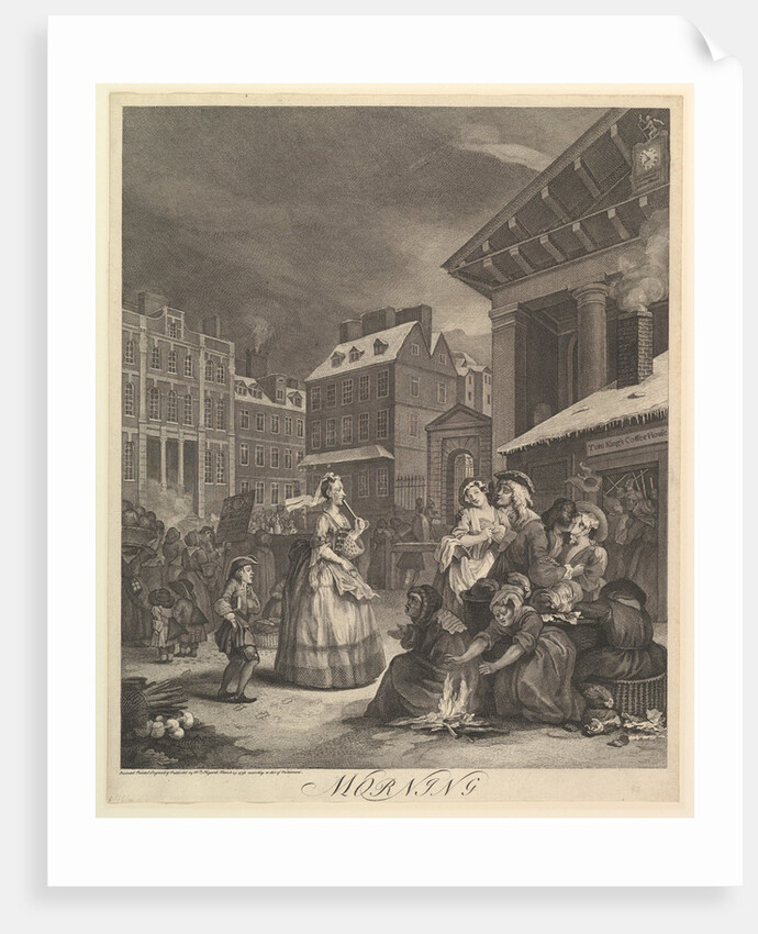 Morning: The Four Times of the Day, March 25, 1738 by William Hogarth