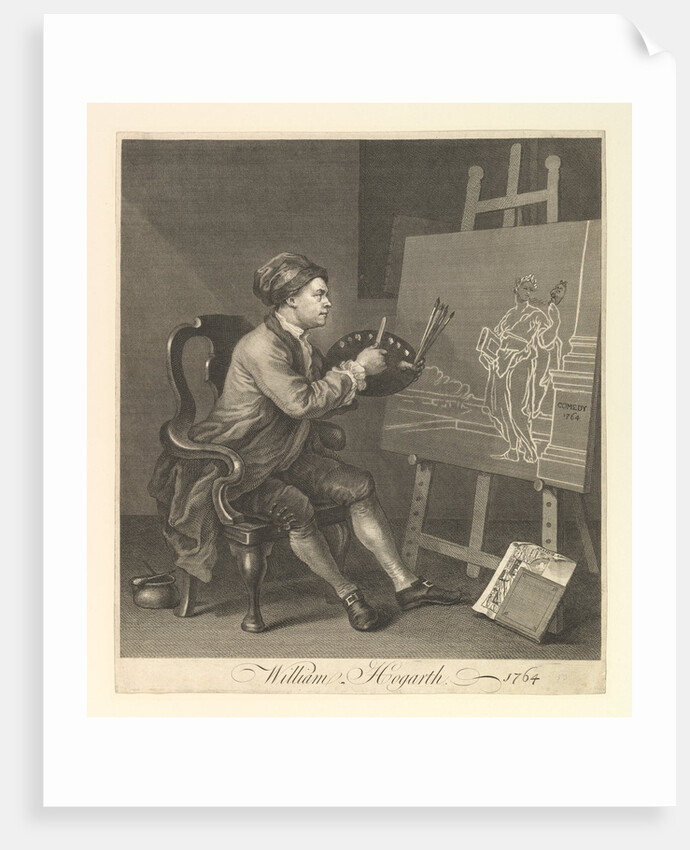 William Hogarth, Serjeant Painter to His Majesty, 1764 by William Hogarth