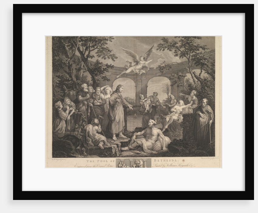 The Pool of Bethesda, February 24,1772 by Simon François Ravenet/Victor Marie Picot