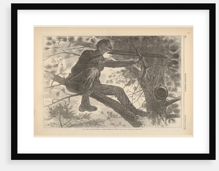 The Army of the Potomac - A Sharp-Shooter on Picket Dut by Unknown
