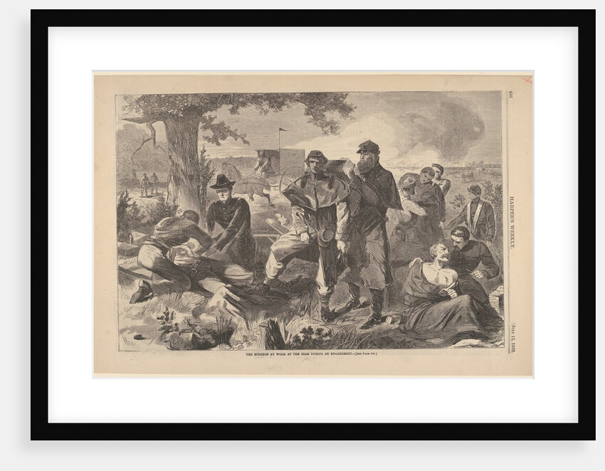 The Surgeon at Work at the Rear During an Engagement, July 12, 1862 by Unknown