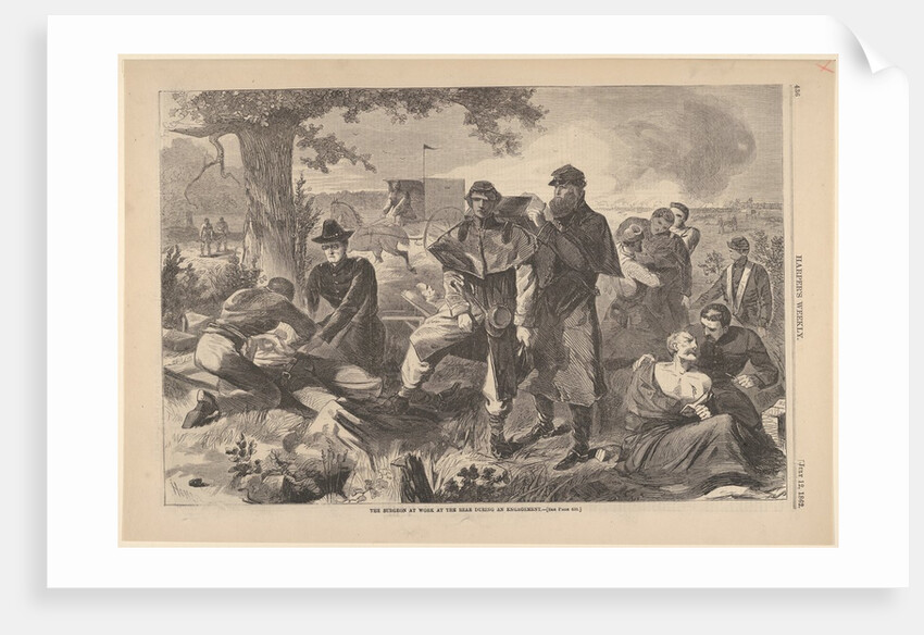 The Surgeon at Work at the Rear During an Engagement, July 12, 1862 by Unknown