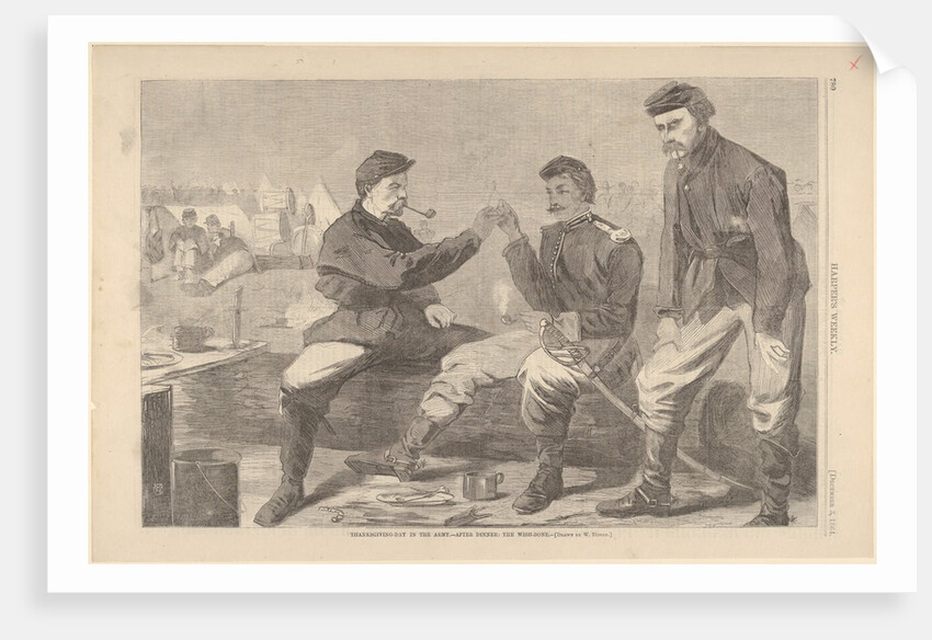 Thanksgiving Day in the Army - After Dinner: The Wish-Bon by Unknown