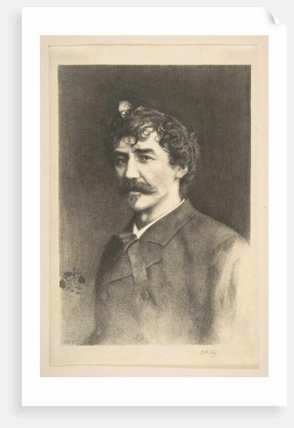 Whistler with the White Lock, undated by Thomas Robert Way