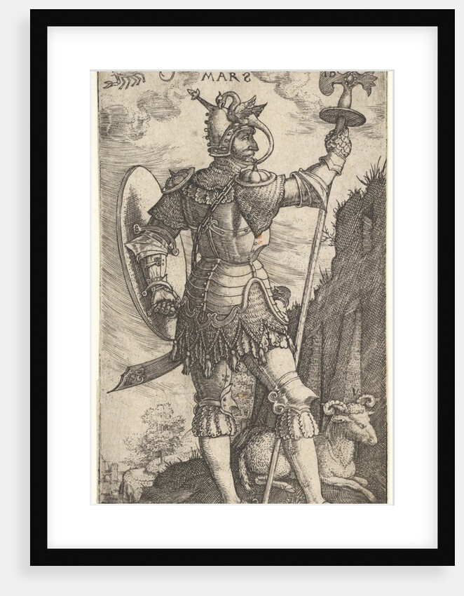 Mars from The Gods Who Preside Over the Planet, 1528 by Master I.B.