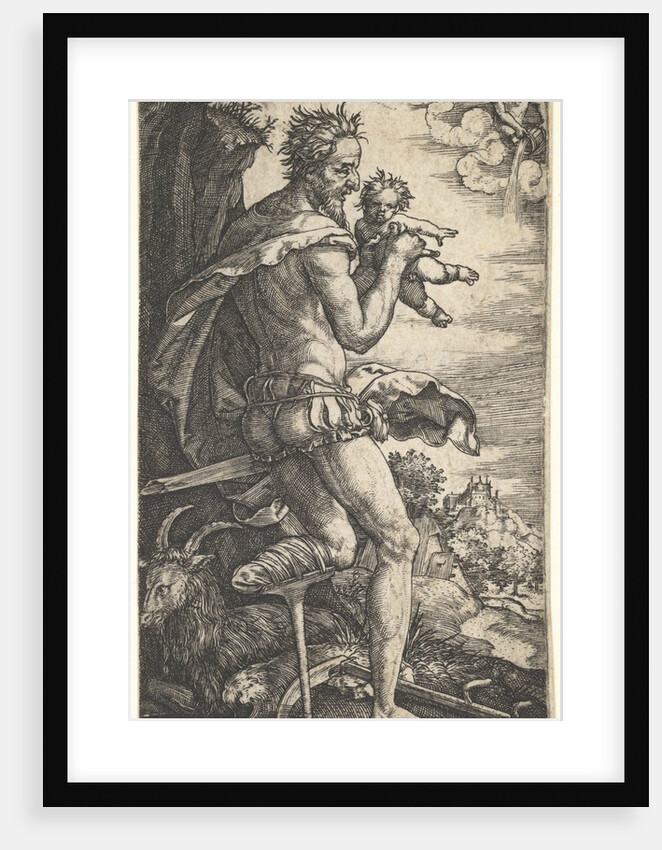 Saturn from The Gods Who Preside Over the Planets, 1525 by Master I.B.