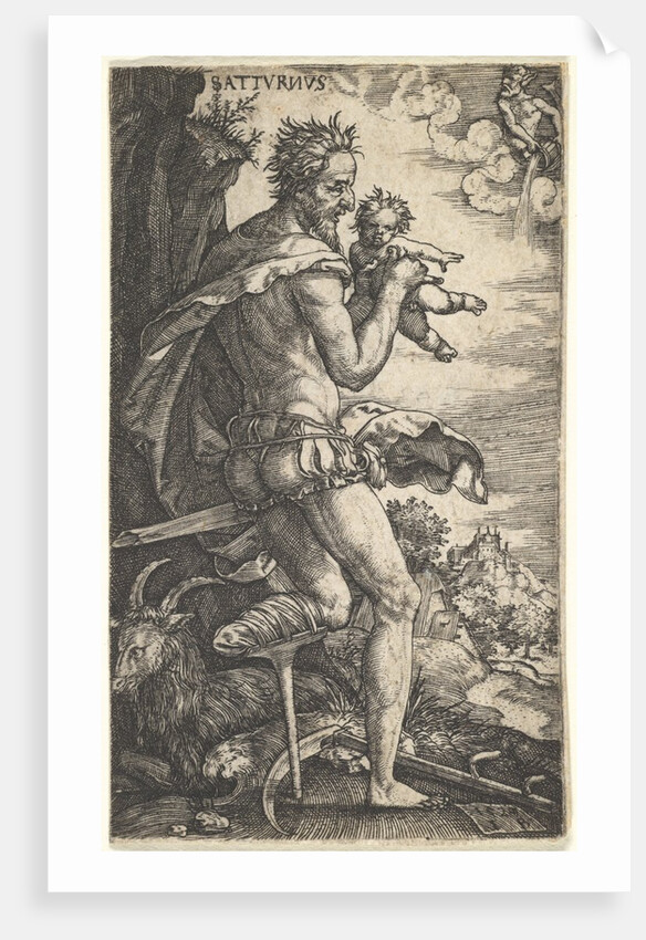 Saturn from The Gods Who Preside Over the Planets, 1525 by Master I.B.