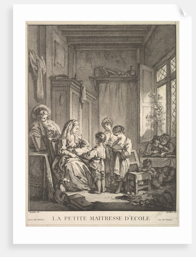The Little Schoolmistress, mid to late 18th century by A. J. Defehrt