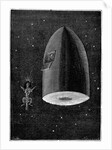 Illustration from De la Terre a la Lune by Jules Verne, 1865 by Unknown