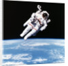 US Astronaut Bruce McCandless spacewalking, 1984 by Unknown