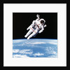 US Astronaut Bruce McCandless spacewalking, 1984 by Unknown