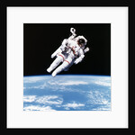 US Astronaut Bruce McCandless spacewalking, 1984 by Unknown