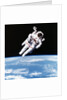 US Astronaut Bruce McCandless spacewalking, 1984 by Unknown