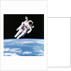 US Astronaut Bruce McCandless spacewalking, 1984 by Unknown