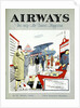 Passengers arriving to embark for Paris at Croydon Aerodrome, London, 1925 by Unknown