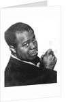 Louis 'Satchmo' Armstrong, American jazz trumpeter and singer by Unknown