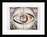 Ptolemaic (geocentric/Earth-centred) system of the Universe, 1708 by Unknown