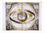 Ptolemaic (geocentric/Earth-centred) system of the Universe, 1708 by Unknown