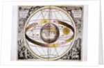 Ptolemaic (geocentric/Earth-centred) system of the Universe, 1708 by Unknown