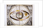 Ptolemaic (geocentric/Earth-centred) system of the Universe, 1708 by Unknown