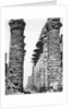 Central alley of the great temple at Karnak, Egypt, 1878 by Unknown