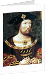 Henry VIII, King of England and Ireland, c1520 by Anonymous