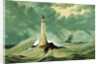 Eddystone Lighthouse, c1850 by Unknown