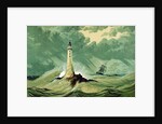 Eddystone Lighthouse, c1850 by Unknown