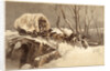 The Christmas Wagon, 1866 by Unknown