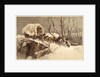 The Christmas Wagon, 1866 by Unknown