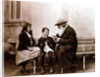 Leo Tolstoy, Russian writer, philosopher and mystic, telling his grandchildren a story, c1890-1910 by Unknown
