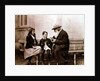 Leo Tolstoy, Russian writer, philosopher and mystic, telling his grandchildren a story, c1890-1910 by Unknown