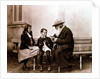 Leo Tolstoy, Russian writer, philosopher and mystic, telling his grandchildren a story, c1890-1910 by Unknown