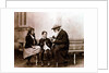 Leo Tolstoy, Russian writer, philosopher and mystic, telling his grandchildren a story, c1890-1910 by Unknown