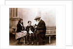 Leo Tolstoy, Russian writer, philosopher and mystic, telling his grandchildren a story, c1890-1910 by Unknown