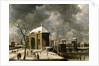 Presumed view of an Amsterdam gate in winter, 1622 by Abrahamsz Beerstraten