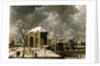 Presumed view of an Amsterdam gate in winter, 1622 by Abrahamsz Beerstraten