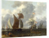 A Battle Offshore, 17th century by Abraham Storck
