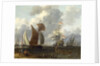 A Battle Offshore, 17th century by Abraham Storck