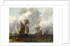 A Battle Offshore, 17th century by Abraham Storck