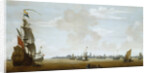 View of Amsterdam from the Sea, 17th century by Peter van den Velde