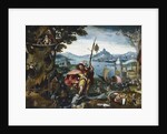 St Christopher Crossing the River, 1506-c1527 by Jan de Cock