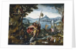 St Christopher Crossing the River, 1506-c1527 by Jan de Cock