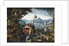 St Christopher Crossing the River, 1506-c1527 by Jan de Cock