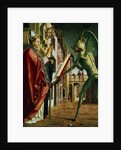 The Devil Presenting St Augustin with the Book of Vices, c1455-1498 by Michael Pacher