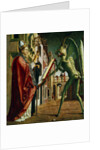 The Devil Presenting St Augustin with the Book of Vices, c1455-1498 by Michael Pacher