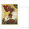 St George Killing the Dragon, Russian icon by Unknown