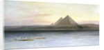 The Pyramids at Gizeh, 19th century by Edward Lear